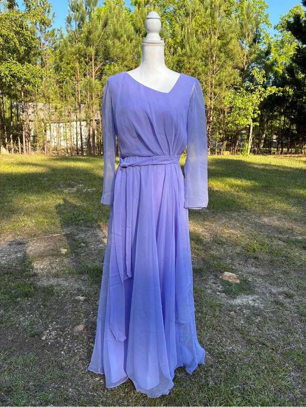 Vintage Dresses | Vintage 1960s Miss Elliette Lavender Chiffon Maxi Dress Size 8 | Color: Purple | Size: 8 | 8thhousearchive's Closet Vintage Dresses | Vintage 1960s Miss Elliette Lavender Chiffon Maxi Dress Size 8 | Color: Purple | Size: 8 | 8thhousearchive's Closet